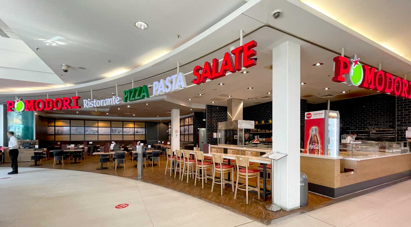 Pomodori Potsdam Italienische Küche im Hauptbahnhof Potsdam